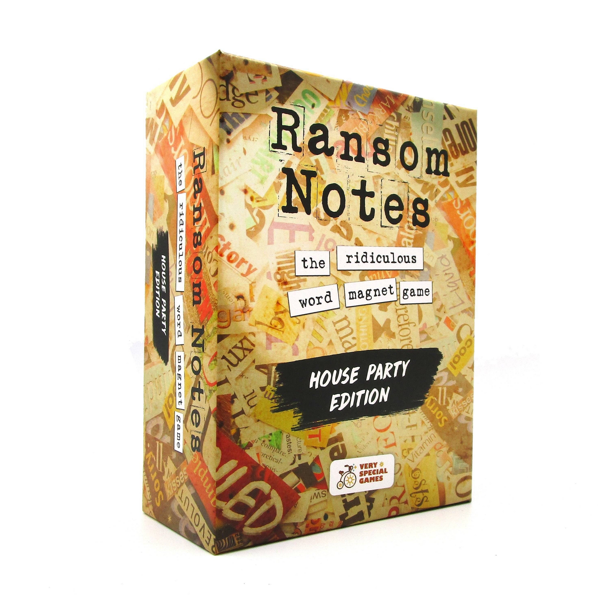 Ransom Notes House Party Edition: The Ridiculous Word Magnet Party Board Game, 3-6 players