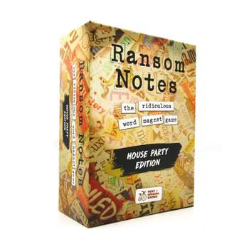 Ransom Notes House Party Edition Board Game