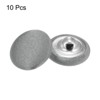 Unique Bargains Blouses Sweater Round Aluminum Cotton Fabric Cloth Covered Buttons 10 Pcs - 3 of 4