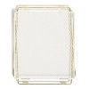 U Brands 12" Locker Mesh Shelf Chic White and Gold - 4 of 4