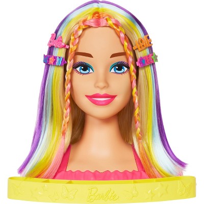 New Barbie Deluxe Blonde Tie Dye Styling on sale Head