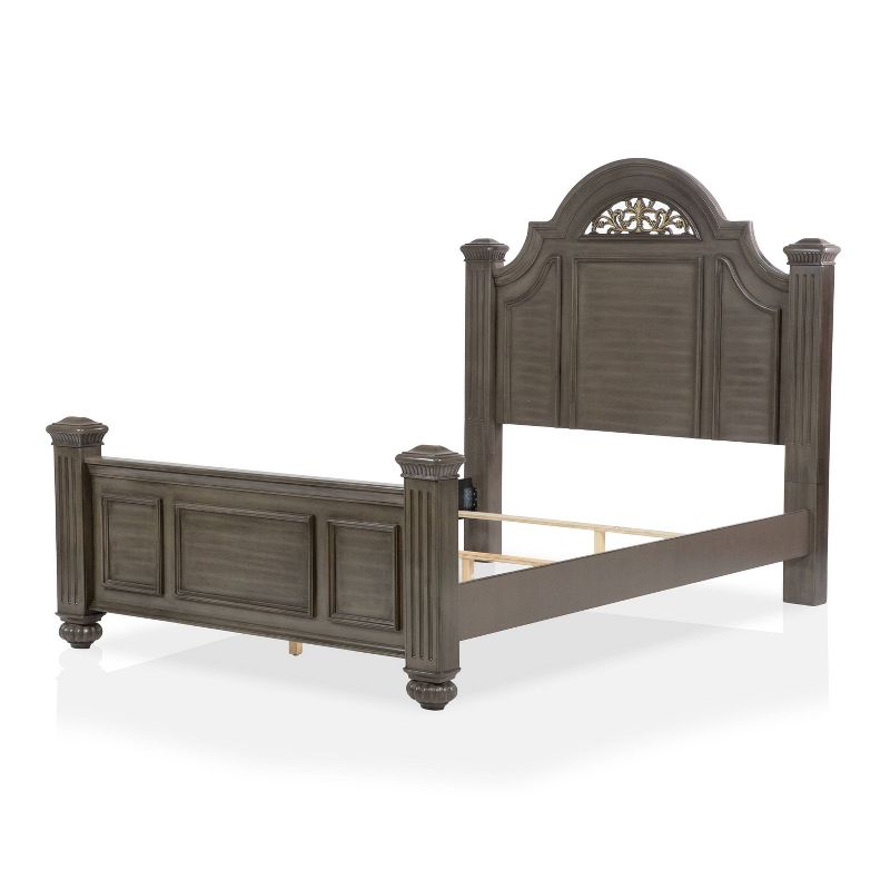 Pennings Traditional Panel Bed Gray - HOMES: Inside + Out, 6 of 9