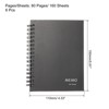 Unique Bargains A6 Hardcover Ruled Paper 80 Sheets Spiral Notebook - image 2 of 4