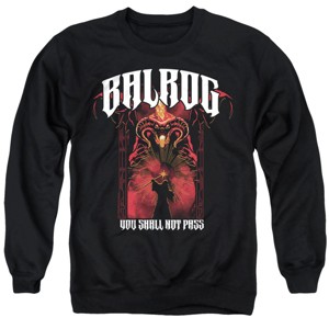 Men's The Lord of the Rings Balrog Band Crewneck Sweatshirt - 1 of 4