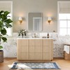 Bathroom Mirror,Rounded Rectangle Vanity Mirror for Over Sink,Wall Mirror,HD Tempered Glass & Anti-Rust Aluminum Frame - 2 of 4