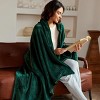 Aoibox Extra Large Fleece Throw Blanket for Couch, Sofa, Super Soft and Warm, Forest Green, All Season Use, Cozy, Plush, Lightweight - 3 of 4