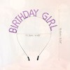 Unique Bargains Girl's Rhinestone Happy Birthday Tiara Headband 1 Pc - 4 of 4