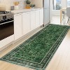 Fulvari Washable Area Rug Vintage Foldable Thin Rug Soft Low-Pile Non-Slip Stain Resistant Floor Indoor Outdoor Carpet - 3 of 4