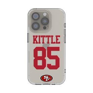 NFL San Francisco 49ers Players Game Tactic Clear Cell Phone Case for Apple iPhone - 1 of 4