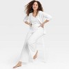 Women's Pointelle Pajama Cardigan - Auden™ - 3 of 4