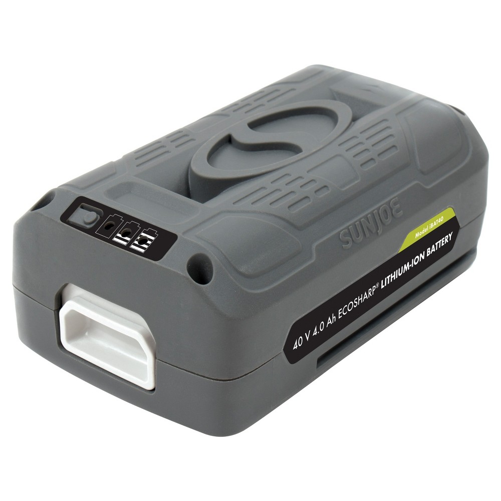 Snow Joe 40-Volt 4-Amp Rechargeable Lithium Ion (Li-Ion) Cordless Power Equipment Battery