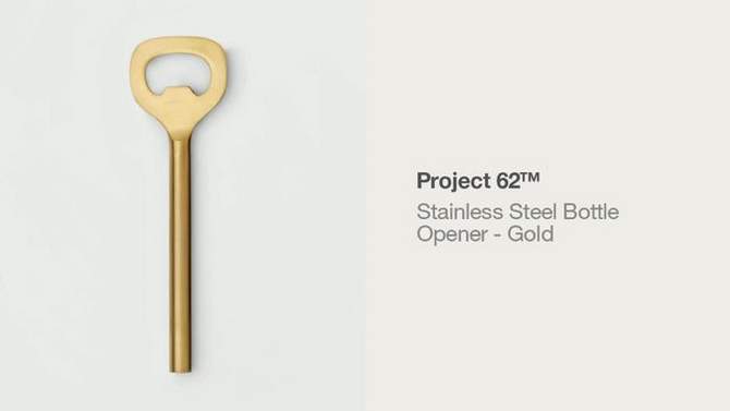 Stainless Steel Bottle Opener Gold - Project 62&#8482;, 2 of 8, play video