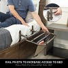 Signature Life Sleep Safe Bed Rail, Adjustable Safety Railing for Seniors, Champagne Gold - 3 of 4