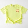 S.W.Smiley Fishing Club Anchor - Women's Garment Dyed Graphic T-Shirt - 2 of 4