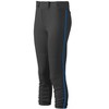 Mizuno Youth Girl's Belted Piped Softball Pant - 2 of 3