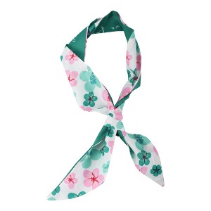 Unique Bargains Women's Patterns Satin Headband 1 Pc - 1 of 4