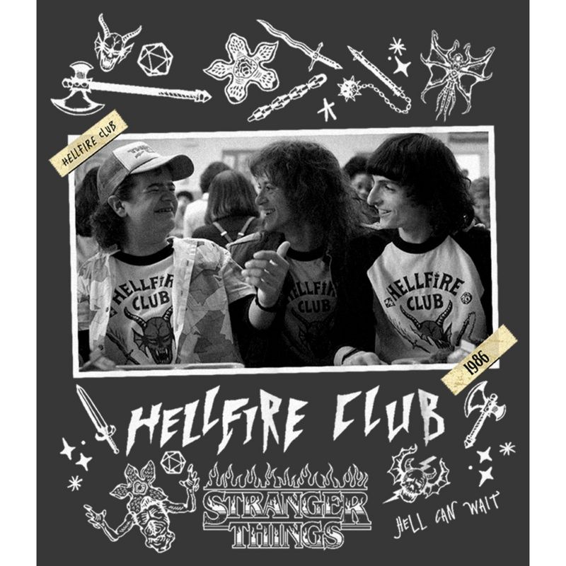 Boy's Stranger Things Hellfire Club Members T-Shirt, 2 of 6