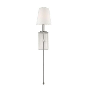 Savoy House Monroe 1 - Light Wall Light in  Satin Nickel - 1 of 1