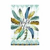 Evergreen Feather Circle Moire Garden Flag 12 x 18 Inches Indoor Outdoor Decor - image 2 of 4