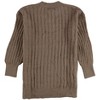 Hippie Rose Womens Ribbed-Knit Eyelash Pullover Sweater, Brown, Small - 3 of 3
