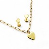 GOLD HEARTS | Kids Necklace & Earrings Set | ETHICGOODS - 2 of 3