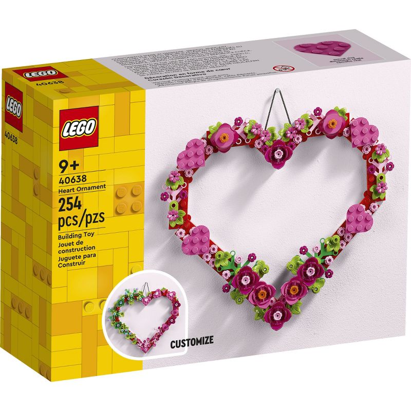 LEGO Heart Ornament 40638, 1 of 4