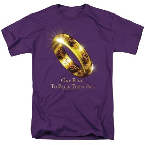 Lord Of The Rings One Ring To Rule Them All Adult T-Shirt - 1 of 4
