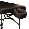 Master Massage Violet-Tilt 29'' Liftback Tilting Salon Aluminum Massage Table, Black - image 2 of 4