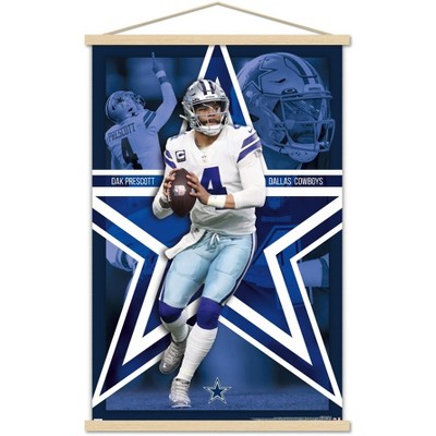 Trends International Nfl Dallas Cowboys - Dak Prescott 22 Magnetic Framed Wall Poster Prints ...