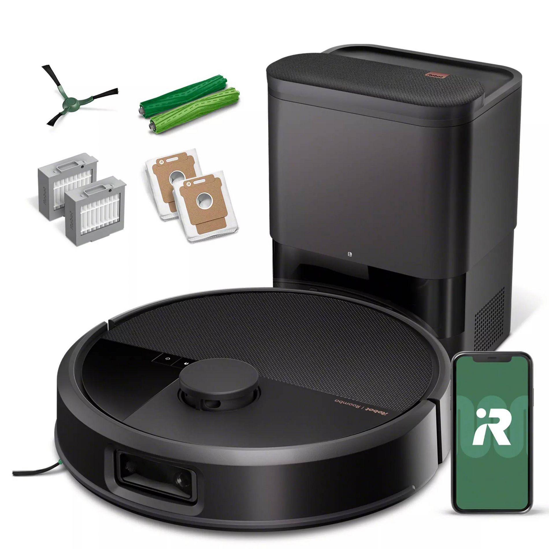 iRobot Roomba Max 705 Vacuum + AutoEmpty Dock Extreme Power-Lifting Suction, Anti-Tangle Dual Rubber Brushes, Ideal for Pet Hair, Self Empties