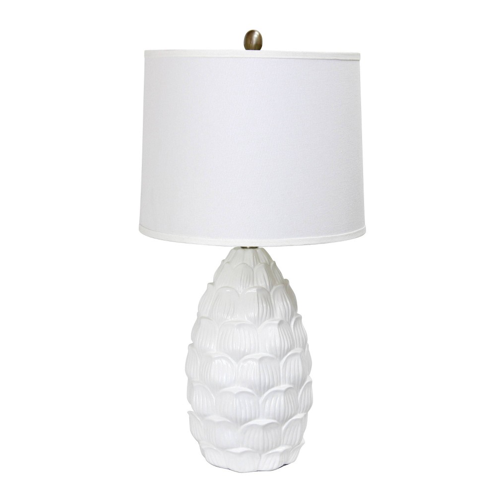 Photos - Floodlight / Street Light Lalia Home 28" Tall Coastal Seashell Traditional Table Lamp with White Sha