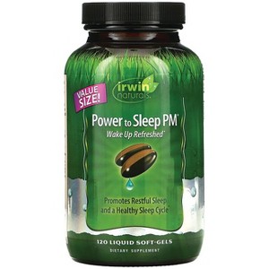 Irwin Naturals Power to Sleep Pm 120 Softgels. - 1 of 2