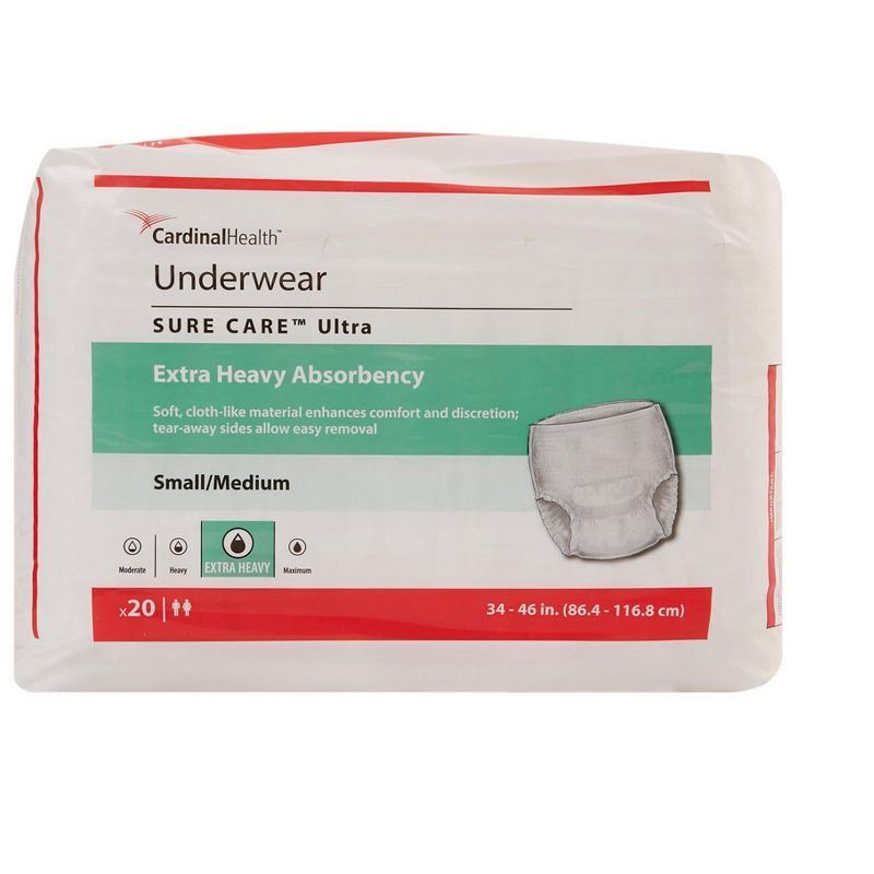 Sure Care Ultra Incontinence Underwear, Heavy Absorbency, 3 of 4