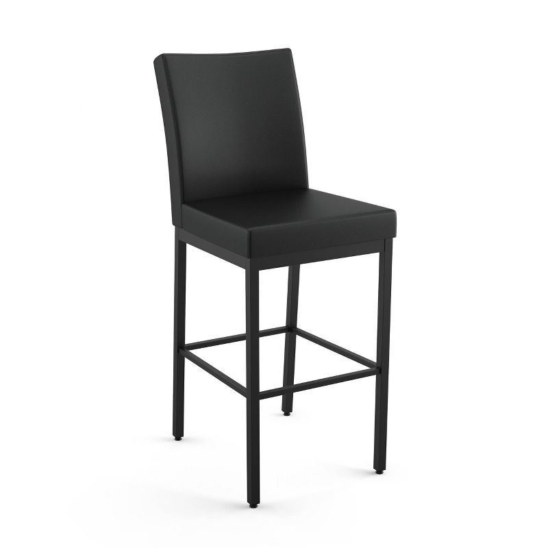 Amisco Perry Upholstered Barstool Black, 1 of 8