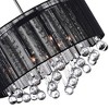 CWI Lighting Water Drop 6 Light Drum Shade Chandelier With Chrome Finish - 3 of 4