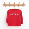 The Juniper Shop Merry Puff Print Toddler Long Sleeve Tee - 2 of 3