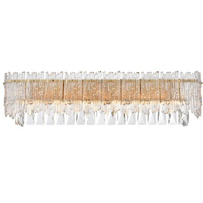 Elegant Lighting Emilia 27 inch Wall Sconce in Satin Gold