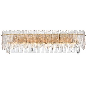 Elegant Lighting Emilia 27 inch Wall Sconce in Satin Gold - 1 of 4