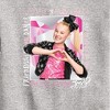 JoJo Siwa #Feeling Graphic Long Sleeve Fleece Sweatshirt - Athletic Heather - 5T - 2 of 3