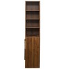 Resenkos 71-Inch Tall Freestanding Kitchen Pantry with Pull-Out Shelf - Walnut Brown - 3 of 4