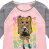 Girls' - LOL Surprise! - Rainbow ALT Girl Shirt Tail Raglan Graphic T-shirt - 2 of 4