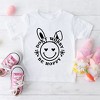The Juniper Shop Don't Worry Be Hoppy Smiley Bunny Youth Short Sleeve Tee - 2 of 2
