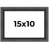 PosterPalooza | Photo Size Refined Black Picture Frame - UV Acrylic, Foam Board Backing, Hanging Hardware - 2 of 4