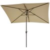 Sonkuki 10×6.5FT Rectangular Patio Umbrella with 200gsm Solution-Dyed Fabric - 2 of 4