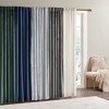 Poly Velvet Soft Solid Curtain Panel Pair, Light Sheen and Plush Textured Light Filtering Curtain for Various Decor Styles - image 4 of 4