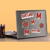 University of Maryland Secondary Logo 50ct Vinyl Large Deluxe Stickers Variety Pack - 3 of 4