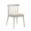 2 Pieces Set Dining Side Chair Rustic Modern Farmhouse Design Retro Design Easy to Assembly - 2 of 4