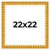 PosterPalooza | 22x22 Bamboo Picture Frame, UV Acrylic, 4 Finishes - Brown, Black, Gold, and Natural - 2 of 4