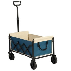 CAVINAS Lightweight Portable Wagon Cart,All-Terrain Shopping Cart with Wheels,Wagon for Camping,Shopping - 1 of 4