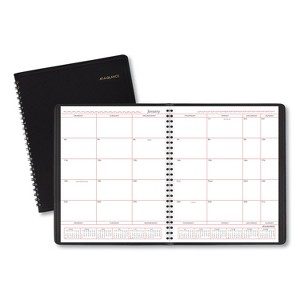 Monthly Planner in Business Week Format, 10 x 8, Black Cover, 12-Month (Jan to Dec): 2026 - 1 of 4